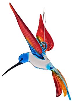 Hängevogel, Kolibri (blau-gelb-rot)